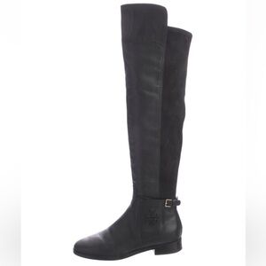 Tory Burch signature logo boots, size 6.5. Great condition. Ship next day